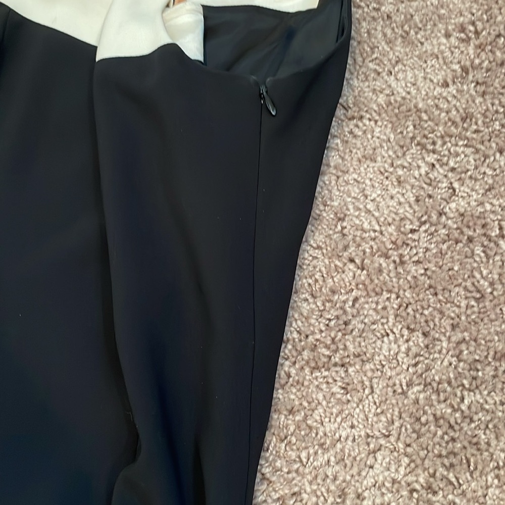 Ann Taylor black and white cocktail evening dress - Picture 8 of 12